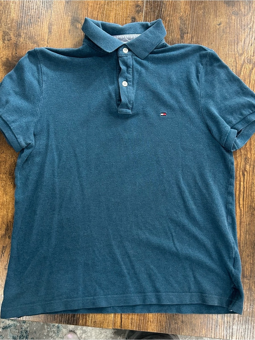 Tommy Hilfiger Custom Fit Cotton Polo Golf Shirt Men’s Small - Picture 2 of 4